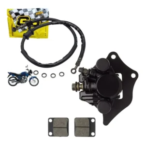 Pinça Freio Caliper Honda Cg Titan 150 2004 2008 + Flexível