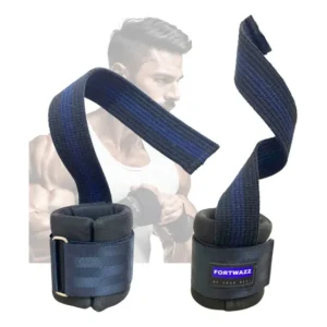 Tala Strap Munhequeira Conforto I-confort Tecido Respirável Cor Preto/Azul