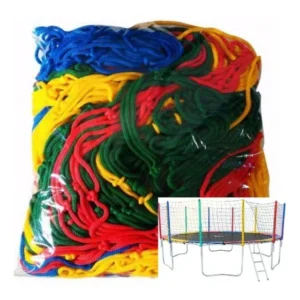 Rede De Proteção Cama Elástica 3m E 3,05m Colorida Redinha