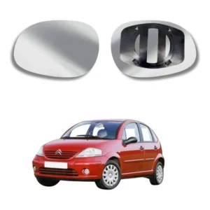 Lente Espelho Retrovisor C3 - 02/ 12 Lado Esquerdo Com Base