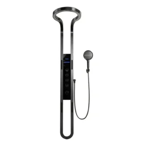 Chuveiro De Alto Padrão Aço Inox Painel Digital Temperatura