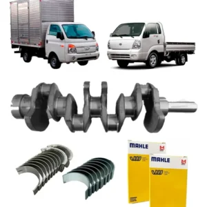 Virabrequim Hr K2500 2.5 8v + Bronzinas Metal Leve Std Novo