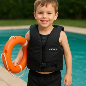 Colete Salva Vida Infantil Criança Flutuar 15 20 30 40kg Cor Preto Tamanho 20kg