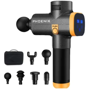 Massageador Elétrico Phoenix A2 Profissional Digital Cor Preto 127/220v Preto