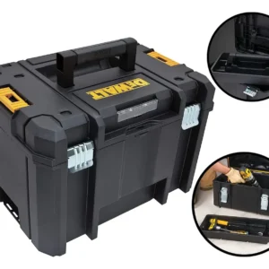Caixa Organizador Plástico Ferramentas Carga 30kg Dewalt