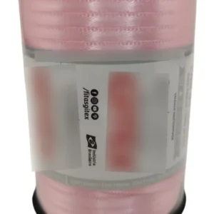 Fita de Cetim Gitex Lisa com 4mm de Largura, Rosa Bebê