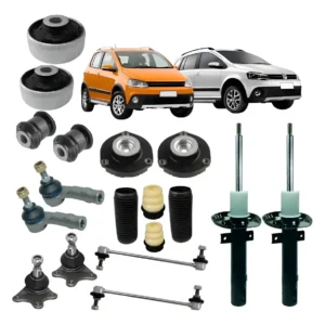 Kit Suspensão Amortecedor Pivô Bieleta Crossofox Spacecross