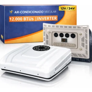 Kit A/c Elétrico Compact Teto Caminhão/motorhome 24v.