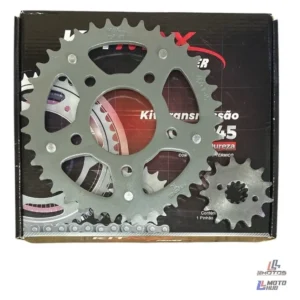 Kit Transmissão Cbx Twister 250 2001 Á 2008 Com Retentor Max