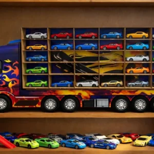 Estante Porta Para 20 Carrinhos Mdf Adesivado Novidade Novo