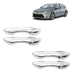 Capa Cromada Maçaneta Corolla 2015 2016 2017 2018 2019 4pts