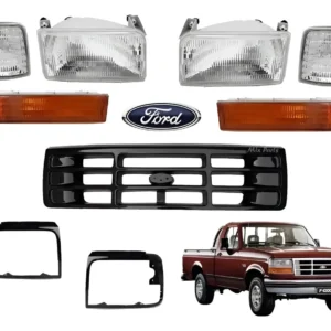 Kit Frente F1000 F4000 Farol Grade Aro Lanterna Ano 96 97 98