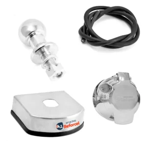 Kit Engate Aço Carbono Fixo Reforcel Reboque Carretinha
