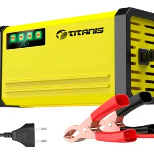 Carregador Portátil Bateria Automotiva 12v Rápido Chupeta Para Carro Moto E Veículos Prolonga Vida Útil Inteligente Potente Titanis