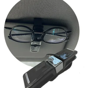 Porta Óculos Duplo Suporte Universal Acessórios Preto Carro