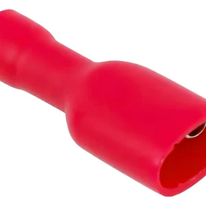 Terminal Fêmea Isolado Total 0,50 A 1,50mm² Vermelho 100 Pçs