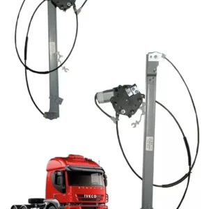 Par Maquina Vidro Eletrico Caminhão Iveco Tector C/ Motor