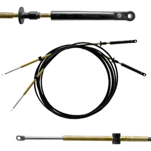 Cabo De Comando P/motor Popa Johnson Evinrude Omc 16 Pés Par