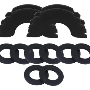 2 Black Tow Hook Protector Shackle Insulator