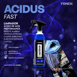 Limpador Ácido Vonixx 500ml Remove Sujeira em Rodas Chassis Plásticos