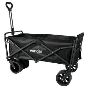 Carrinho Para Carga Ferramentas 75kg Vonder Com Rodas Cor Preto