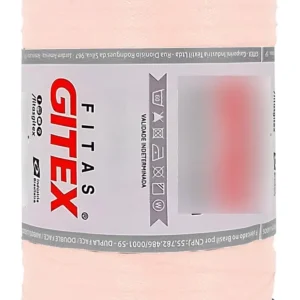 Fita Cetim Fina 7mm 100 Metros Gitex Para Laços Artesanato Cor Orange Lisa