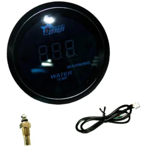 2 "52mm Universal Carro Caminhão Digital Azul Led