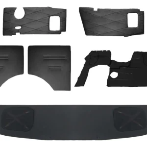 Kit Forro Console Porta Tapete Torpedo Mb 1519 Leito Courvin