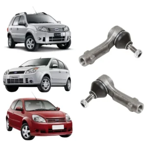 Kit 2 Terminal Direção Ford Fiesta Ecosport Ka 2002 A 2014