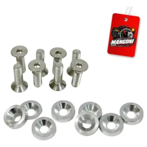 Arruela Fender Com Parafuso M6 (8 Pçs) Mangoni Racing !