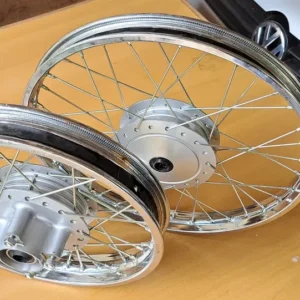 Par De Rodas Originais Honda Pop 100i Menos De 200 Km De Uso