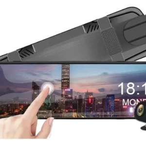 Câmara Para Espelho Retrovisor De Carro 1080p Dvr Lente .