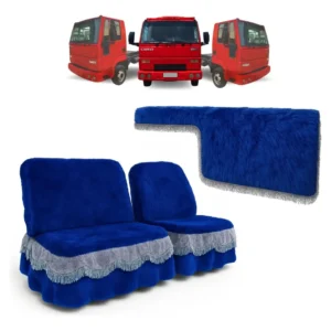 Kit Capa De Banco + Painel Chinil Para Ford Cargo Até 2010