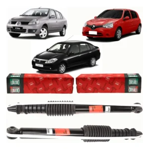 Par Amortecedor Traseiro Renault Clio 1.0 1998 A 2016 Trw