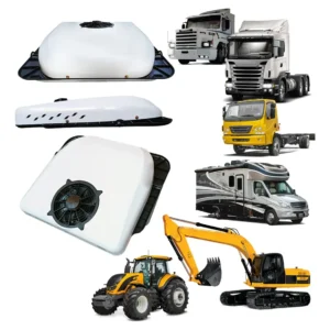 Kit Ar Condicionado Elétrico Teto Diversos Caminhões - 12v