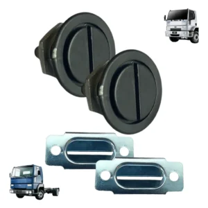Kit 2 Pino Trava Capô + 2 Presilhas Capo Ford Cargo Até 2011