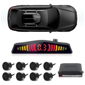 Sensor Dianteiro E Traseiro S10 1999 Sonoro 8p Preto Fosco