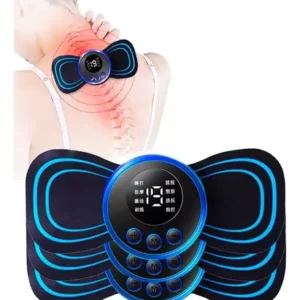 Massageador Eletrônico Portátil Elaf Massagem Relaxante Sem Fio Preto