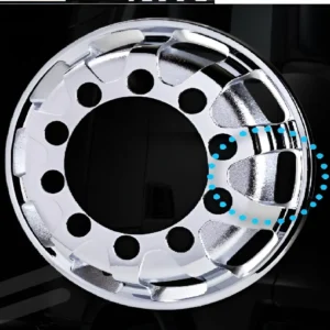 Calota Roda Cromada Race Truck Aro 22,5