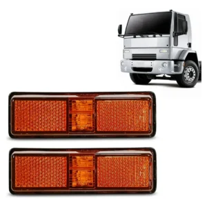 Par Lanterna Lateral Do Estribo Caminhão Ford Cargo - Led