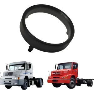 Aro C/ Vidro Do Manômetro Combustível Painel Mercedes 1620