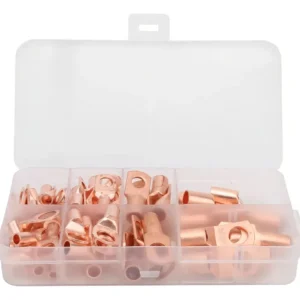 Kit 60 Terminais Conector Olhal Cobre Exbom 6 A 25mm