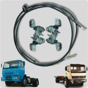 Kit Cabo + Fechadura Capô Mb 1215c 712c 914c 1418 1718 2423
