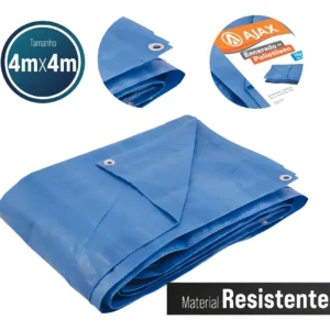Lona Azul Reforçada 4x4 Metros 100 Micras Ajax