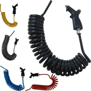 Mangueira Espiral Ar Bico Para Limpeza Cabine Caminhão Cores
