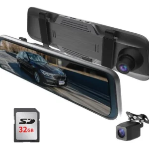 Câmera Espejo Retrovisor 1080p 10 32gb Cartão