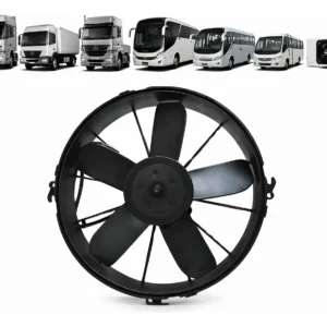 Eletroventilador Universal 12 Polegadas 24v Caminhão Carreta