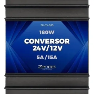 Conversor Automotivo Zendel Voltagem 24V Para 12V Veículos Cabo Incluso