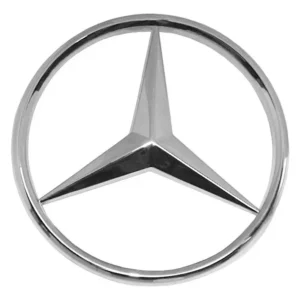 Emblema Estrela Cromada Grade Mercedes Benz 1113 1938s 26cm
