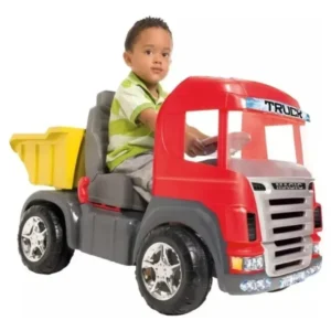 Caminhão Magic Toys Truck Caçamba Pedal Com Luz E Som